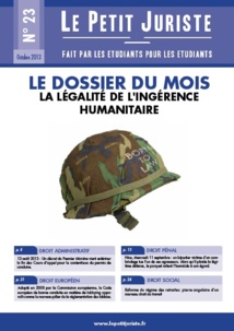 Le Petit Juriste publie son 23e numéro Le Petit Juriste publie son 23e numéro