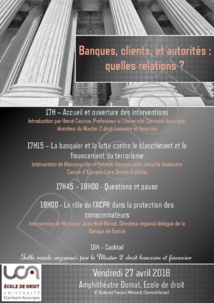 Soirée droit bancaire et financier par le M2 DBF (27 avril 2018, Ecole de Droit de Clermont) Soirée droit bancaire et financier par le M2 DBF (27 avril 2018, Ecole de Droit de Clermont)