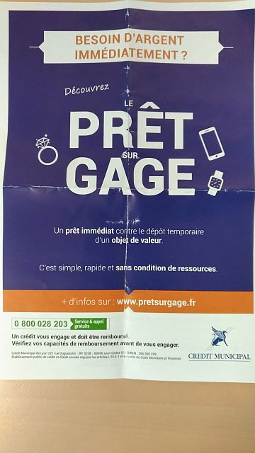 "Ma tante" est une "Caisse de crédit municipal" : les 100 ans du Crédit Municipal.