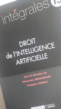 En vente ! Droit de l'intelligence artificielle, LGDJ Lextenso, dir. G. Loiseau et A. Bensamoun
