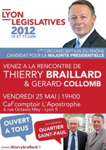 Thierry Braillard candidat PRG peut être un "candidat majorité présidentielle 2012" (TGI Lyon, Parti Socialiste c/ T. Braillard, 4 juin 2012, décision en PJ)