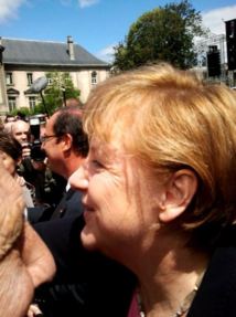 Fête de la Paix à Reims, rencontre ALLEMAGNE-FRANCE avec F. Hollande et A. Merkel