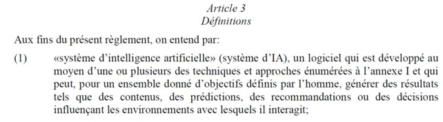 "AI systems" : pour régir l'intelligence artificielle, l'Union européenne imposera le concept délaissé de système avec les "systèmes d'IA" !