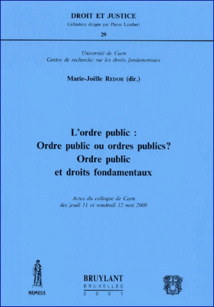 De "L'ordre public" (éditions Cujas, coll. Actes et Etudes) à l'ordre public financier...