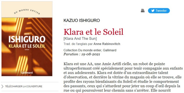 Klara et le soleil ! Klara, une IA si aisée... Klara et le soleil ! Klara, une IA si aisée...
