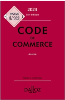 Le Code de commerce Dalloz, et ses notes en "droit des sociétés".