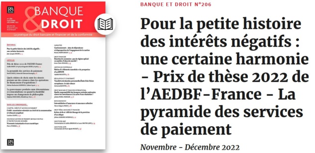 La pyramide des services de paiement (Banque & Droit, n° 406, nov. - déc. 2022) La pyramide des services de paiement (Banque & Droit, n° 406, nov. - déc. 2022)