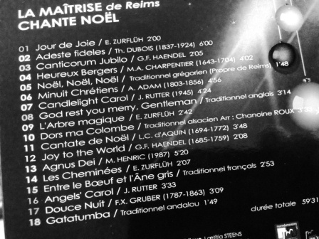 La Maîtrise de Reims chante Noël (dir. S. LEBEC) : un merveilleux CD qui révèle un travail de professionnel La Maîtrise de Reims chante Noël (dir. S. LEBEC) : un merveilleux CD qui révèle un travail de professionnel