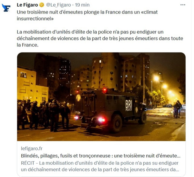 Le tournant du quinquennat : la République face à des violences urbaines qui détruisent tout ou presque... Le tournant du quinquennat : la République face à des violences urbaines qui détruisent tout ou presque...