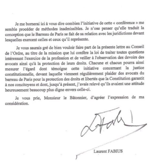 Le président du Conseil constitutionnel s'en prend à la liberté d'expression des avocats et des universitaires. Le président du Conseil constitutionnel s'en prend à la liberté d'expression des avocats et des universitaires.