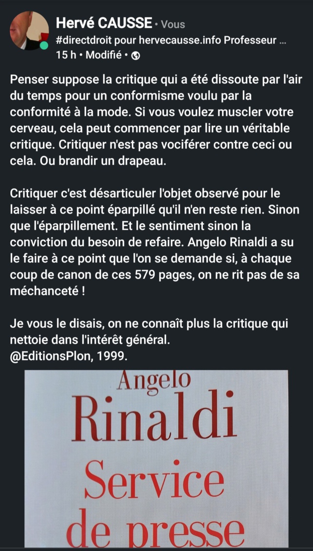 La critique littéraire n'inspire pas la critique juridique, pourtant... La critique littéraire n'inspire pas la critique juridique, pourtant...