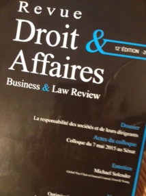 La Revue de Droit & Affaires fait son show ! RD&A, 12e éd., 2015, par l'Association Droit & Affaires.254 p. La Revue de Droit & Affaires fait son show ! RD&A, 12e éd., 2015, par l'Association Droit & Affaires.254 p.