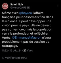 La République en danger ! Dans cette circonstance François BAYROU ne sera pas le plus mauvais ! Ni le plus mauvais choix. La République en danger ! Dans cette circonstance François BAYROU ne sera pas le plus mauvais ! Ni le plus mauvais choix.