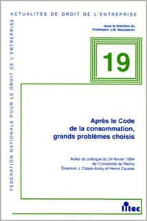 Un nouveau Code de la consommation ! Un nouveau Code de la consommation !