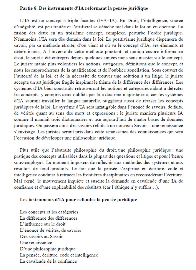 Comment se fabrique un concept juridique, quand je jouais sur le I et le A qui font l'IA...
