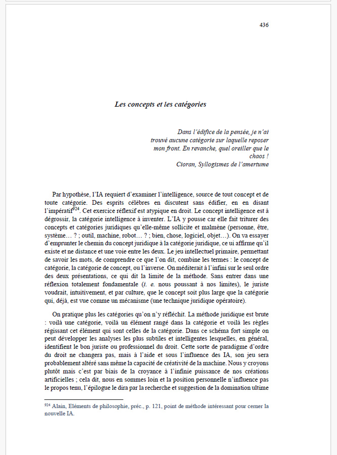 Comment se fabrique un concept juridique, quand je jouais sur le I et le A qui font l'IA... Comment se fabrique un concept juridique, quand je jouais sur le I et le A qui font l'IA...