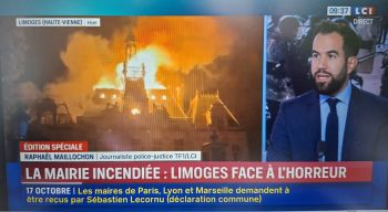 Image LCI  et son journaliste Raphaël Maillochon