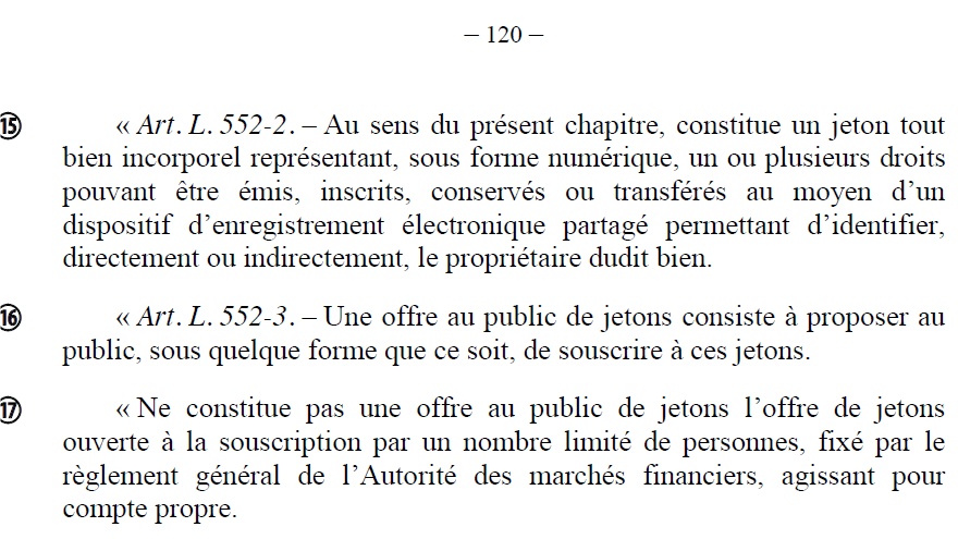 II. Loi PACTE : les jetons des ICO sont des jetons de propriétaires ! Cela dit si peu...  #afdit #directdroit