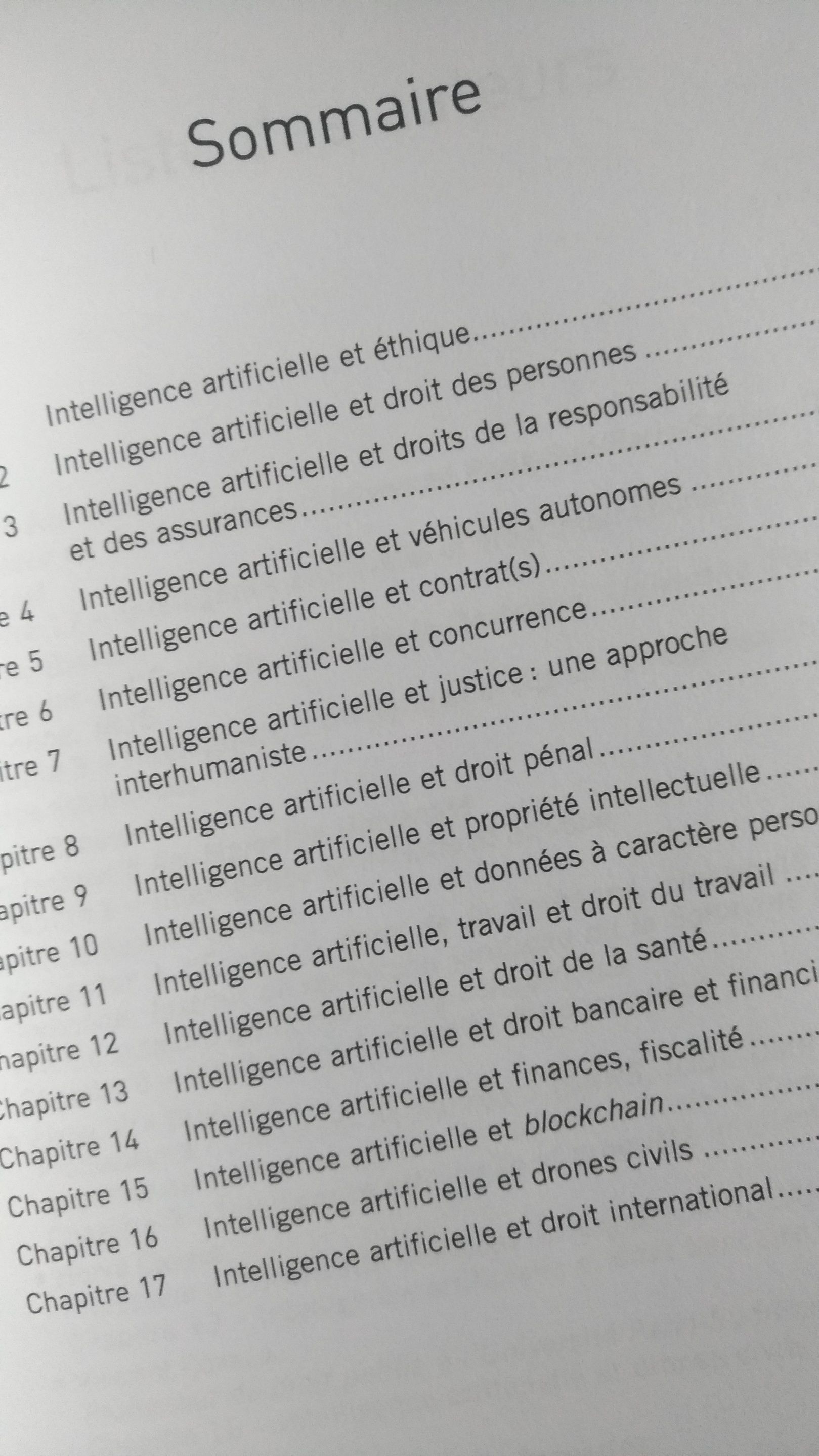 En vente ! Droit de l'intelligence artificielle, LGDJ Lextenso, dir. G. Loiseau et A. Bensamoun