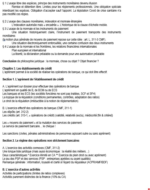 Cours sur la monnaie, le bancaire et le financier. Régulation. Euro. BCE. Etablissements. Opérations. Contrats. Rexponsabilités..