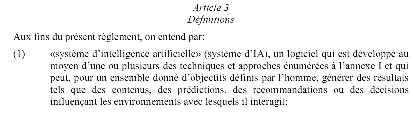 "AI systems" : pour régir l'intelligence artificielle, l'Union européenne imposera le concept délaissé de système avec les "systèmes d'IA" !