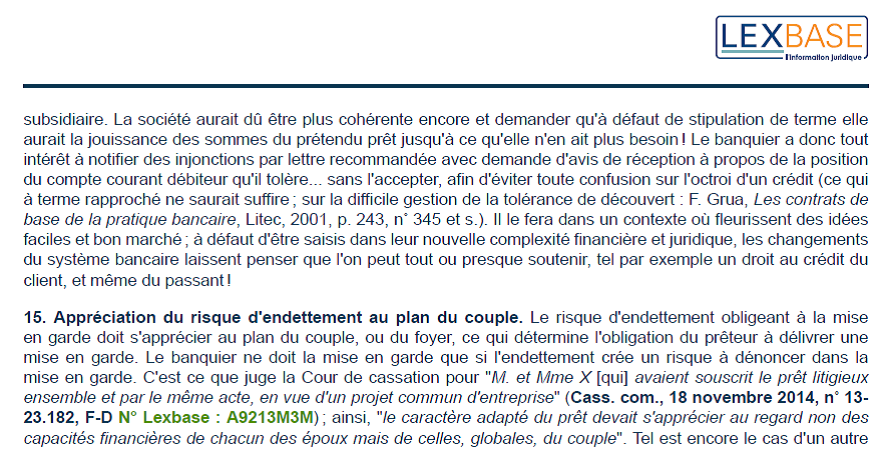 Panorama de Droit bancaire et financier (2e Partie)