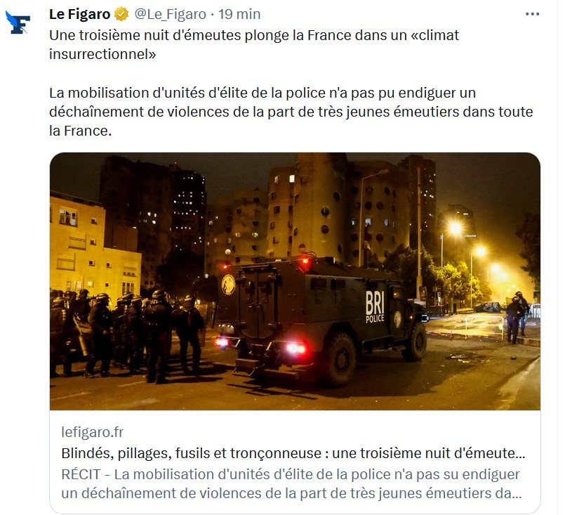 Le tournant du quinquennat : la République face à des violences urbaines qui détruisent tout ou presque...