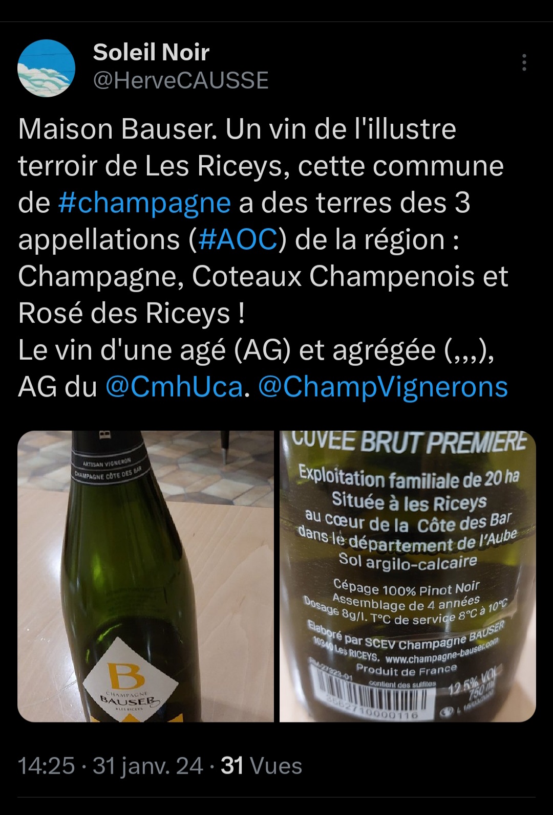 Les Riceys, la commune qui témoigne des trois appellations de la Champagne.