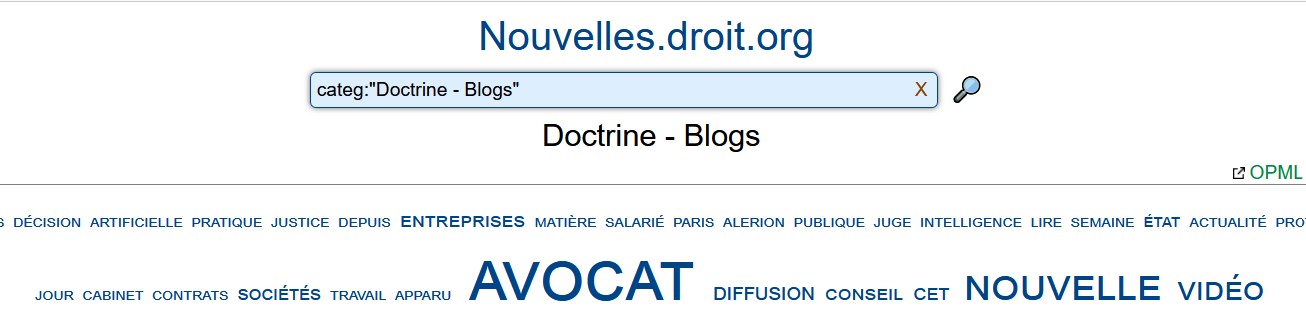 Droit.org 0rganise le droit... publié sur des supports libres. Revues et blogs. Le blog une œuvre, l'œuvre des blogs.