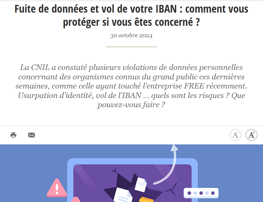 Après les PSP dont les banques, la CNIL vous informe à son tour pour éviter les "fraudes bancaires en ligne" (avis spécial après des "fuites de données"). Après les PSP dont les banques, la CNIL vous informe à son tour pour éviter les "fraudes bancaires en ligne" (avis spécial après des "fuites de données").