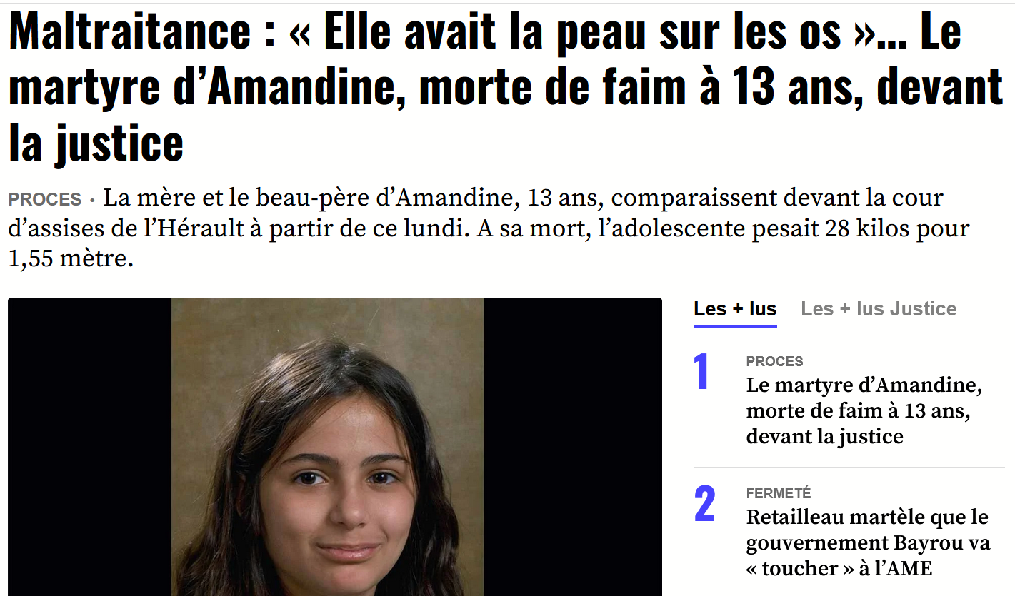 www.20minutes.fr/justice/4133762-20250119-maltraitance-peau-os-martyre-amandine-morte-faim-13-ans-devant-justice www.20minutes.fr/justice/4133762-20250119-maltraitance-peau-os-martyre-amandine-morte-faim-13-ans-devant-justice