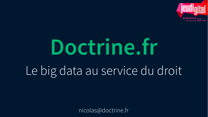 "Doctrine.fr" est né : un nouveau site de jurisprudences né du big data "Doctrine.fr" est né : un nouveau site de jurisprudences né du big data