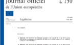 Le règlement MICA est publié au JO de l'UE (ci-joint MICA en PDF)