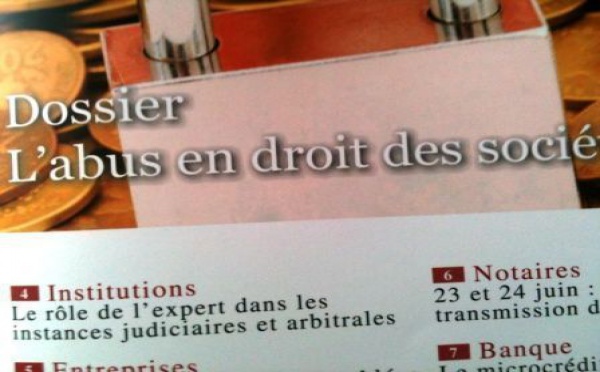 L'abus en droit des sociétés. Un dossier spécial du Journal des Sociétés (avril 2011, n° 86), sous la direction de Deen GIBIRILA