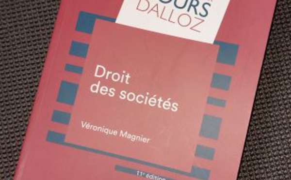 Droit des sociétés, par Véronique Magnier (Cours, Dalloz)