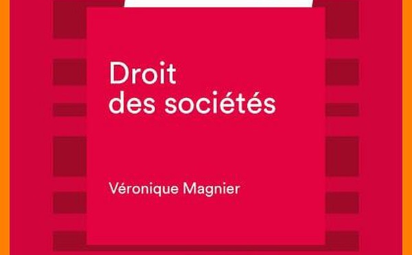Droit des sociétés, par Véronique Magnier (Cours, Dalloz)