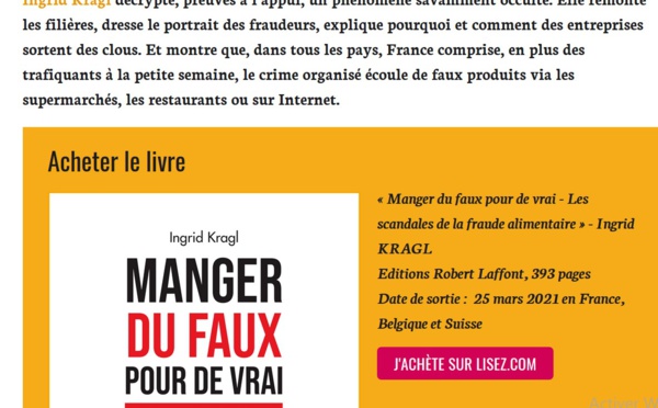 Fraudes... ou la faillite du Droit de la consommation. Un livre de Ingrid KRAGL fait le point.