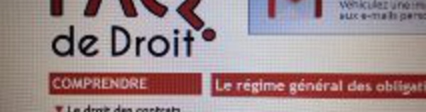 Travailler son droit sur l'internet, oui c'est possible ! Voyez (aussi) le site "faqdedroit.fr" (subrogation, cession, compensation...)