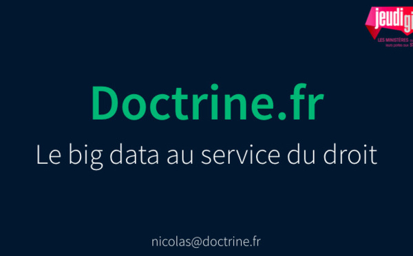 "Doctrine.fr" est né : un nouveau site de jurisprudences né du big data