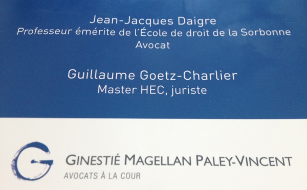Code comparé et annoté de la réforme du droit des contrats, 2016, par J.-J. DAIGRE et G. GOETZ-CHARLIER (Cabinet GINESTIE & co. et LEGITEAM)