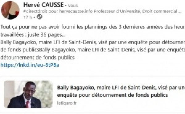 Affaire Bally Bagayoko. Fournir son emploi du temps de travail et le problème est réglé : non ?