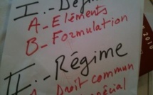 Le plan et les intitulés du plan : lecture verticale ! Le plan et les intitulés du plan : lecture verticale !