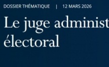 Le conseil d'Etat publie une étude de synthèse sur "Le juge administratif et le droit électroral".