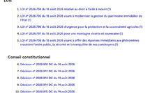 Les lois du 18 août 2026 ! Un lourd journal officiel... qui comporte le droit à mourir.